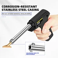 100W Soldering Iron Kit 2-In-1 With Spot Welding Head Screeding Head Plastic Welder Gun Kit Used For Repair Car Bumper-L 2