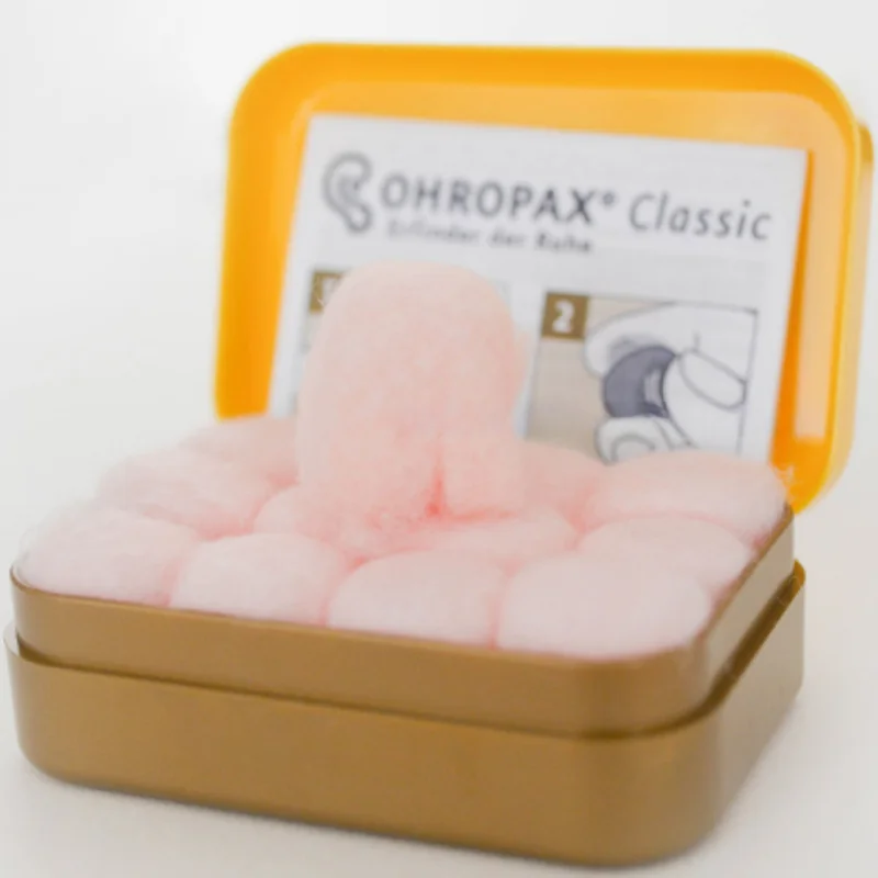 6pairs Classic Wax Earplugs Comfortable Traval Sleeping Noise Reduction foam earplugs silicone earplugs