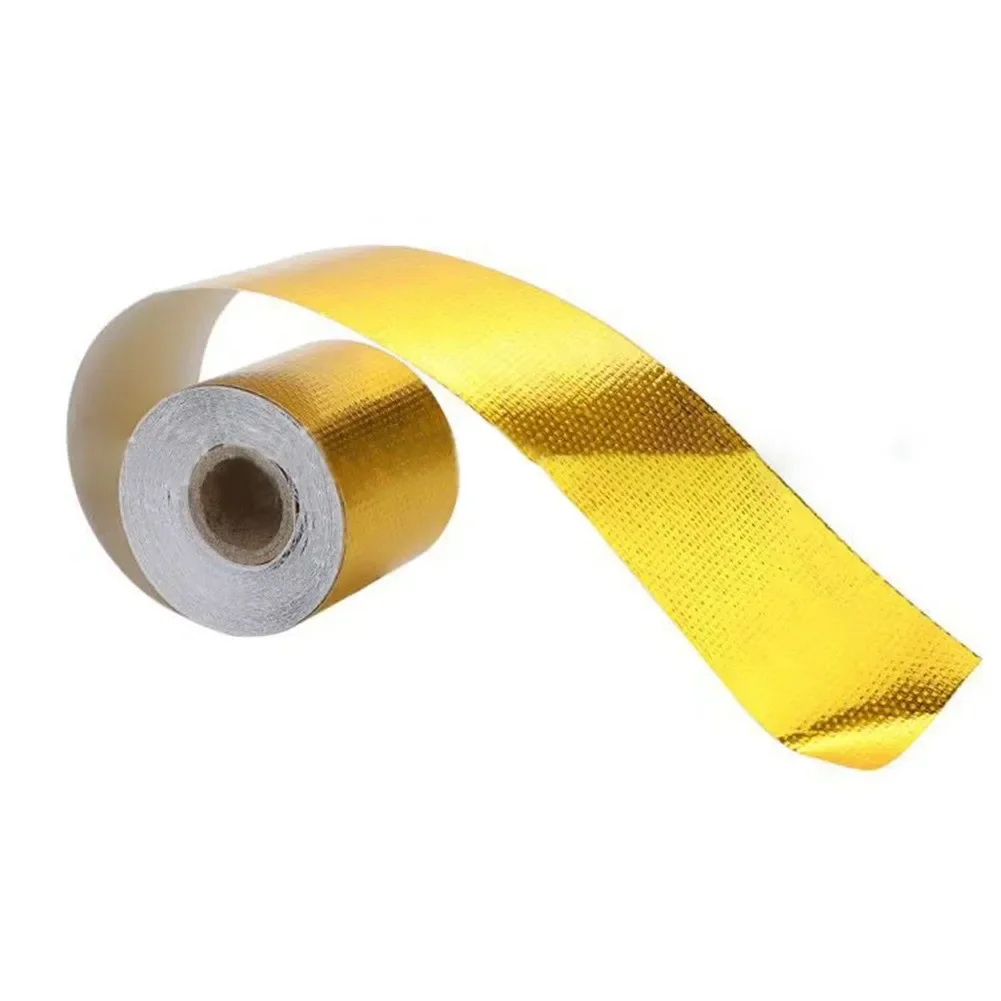 Heat Shield Tape Air Intake Heat Insulation Wrap Reflective Barrier Self Adhesive 120 X 5cm,heat insulation mat