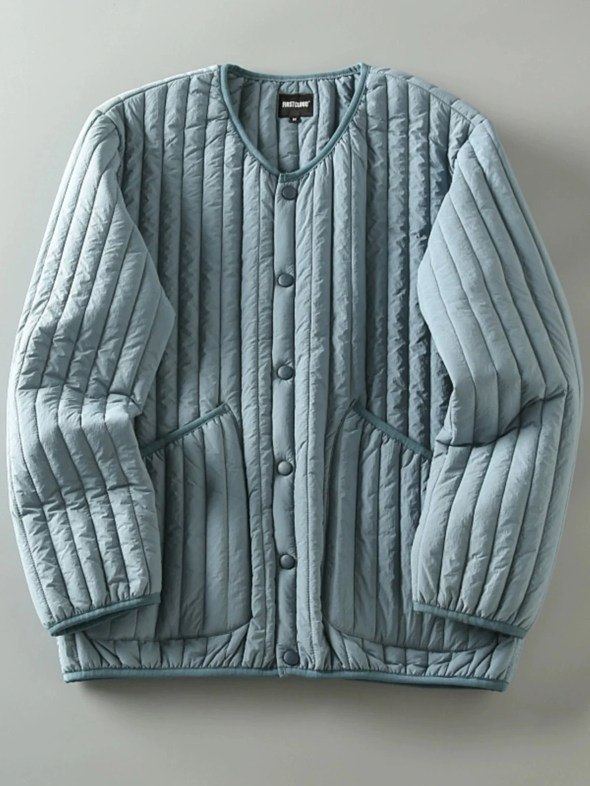 2024 Winter Men New Solid Color Casual Liners Coats Male Lightweight Cotton Padded Jackets Men Loose Casual Warm Outerwear G545