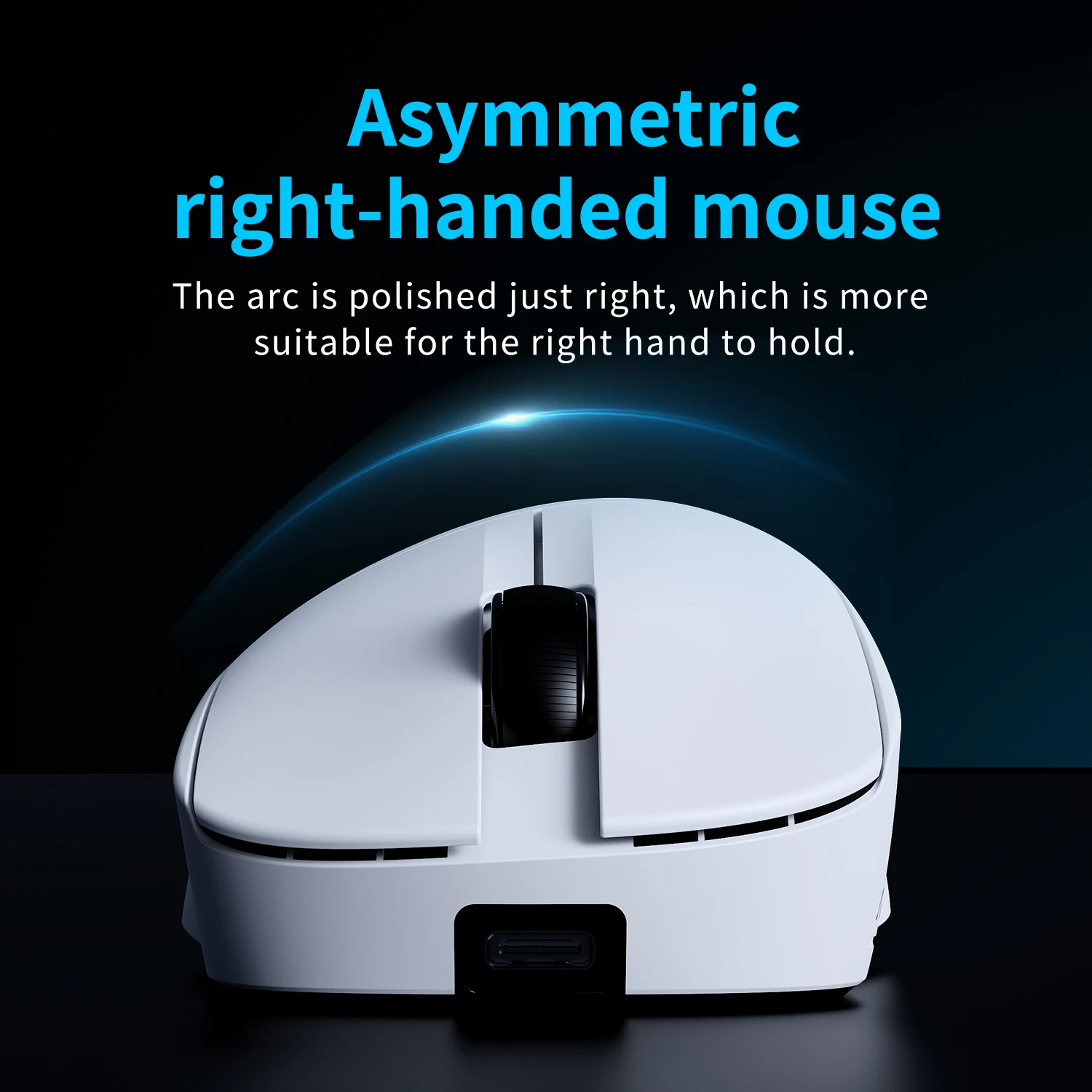 AJ179 V2 Wireless Triple Mode Right Hand Mouse 3311 Sensor 56g Lightweight 800mAh Battery