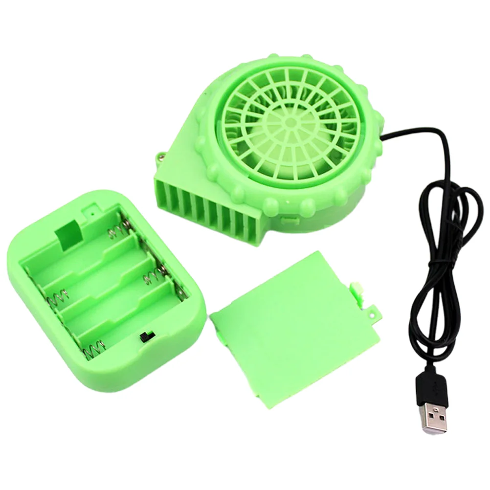 

Mini Air Blower Portable Electric Fan Blow Up Cooler Fan Blower For Mascot Head Cartoon Costumes Inflatables Random Color