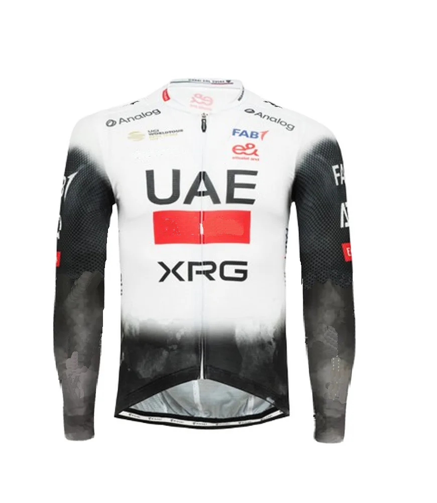 SPRING SUMMER UAE TEAM Cycling Jersey Long Sleeve Bicycle Clothing With Bib PANTS Ropa Ciclismo