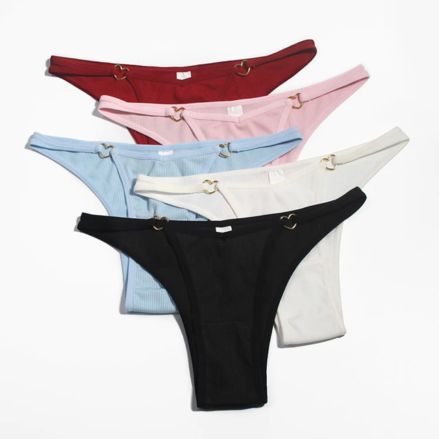 V String Lot Sexy Thong Panties Womens Low Rise Lace Panties Comfy Thongs  1x Top