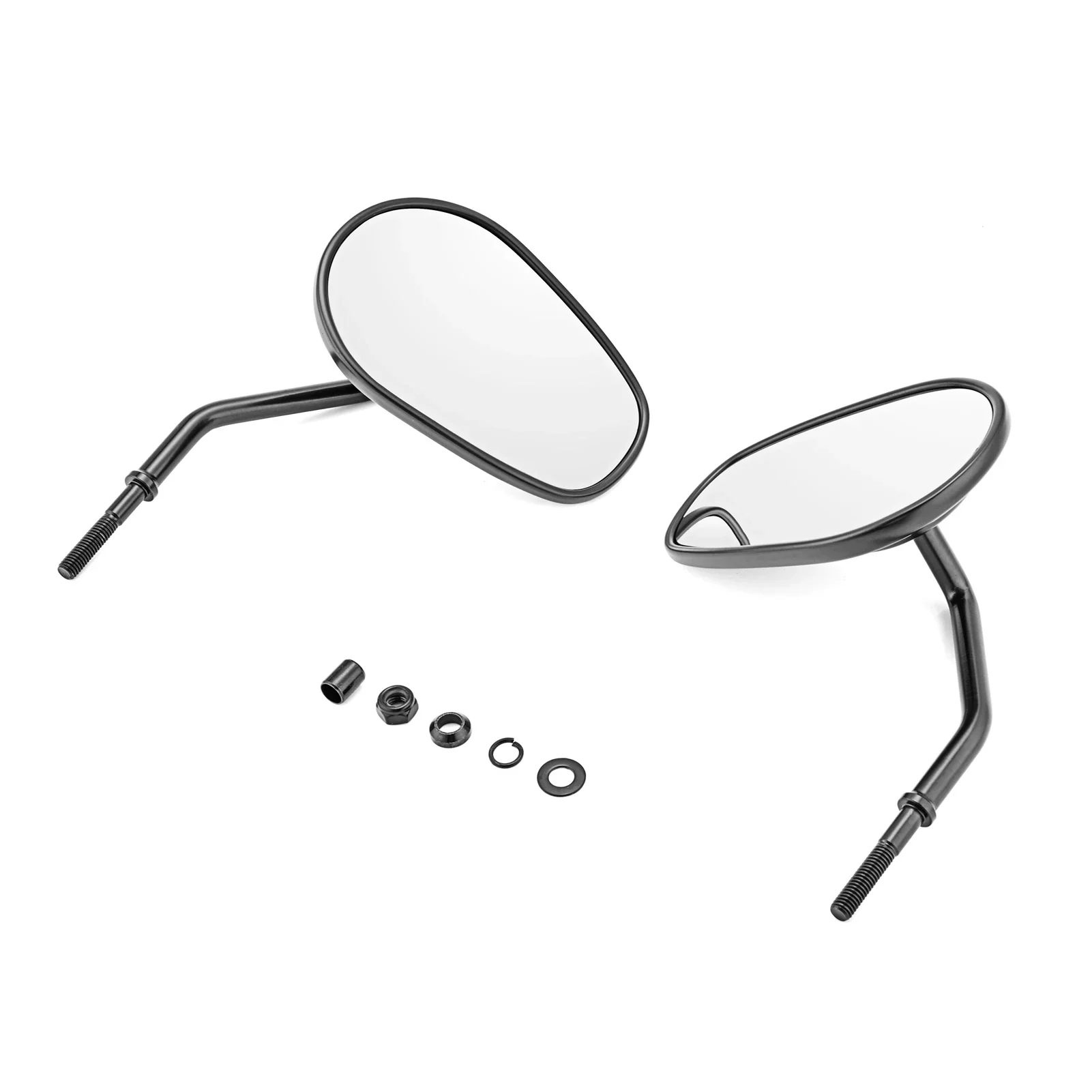 

Motorcycle Rear View Side Mirrors 360Degrees For Harley-Davidson Sportster 883 Softail Dyna Road King Street Electra Road Glide