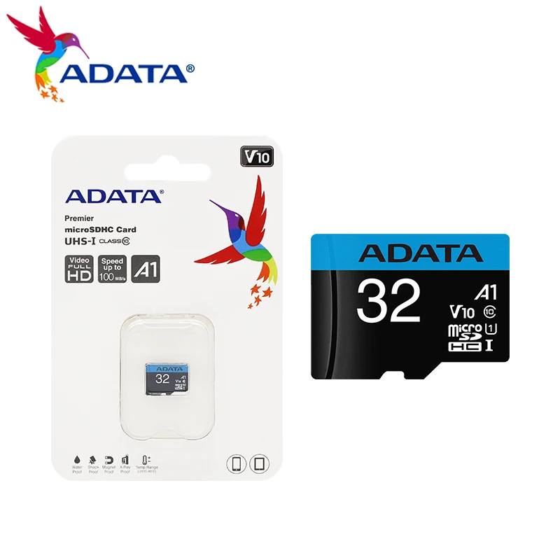 100% 오리지널 데이터 메모리 카드, 32GB 읽기 속도 100 MB/s V10 U1 TF 카드, UHS-I 클래스 10 마이크로 SD 카드, 로트당 5 개