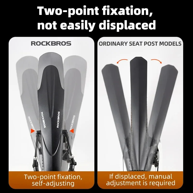 ROCKBROS Mountain Bike Fender Quick Dismantling 26-29 inch Universal Durable Innovative Fender Bike Accessories bicycle fender