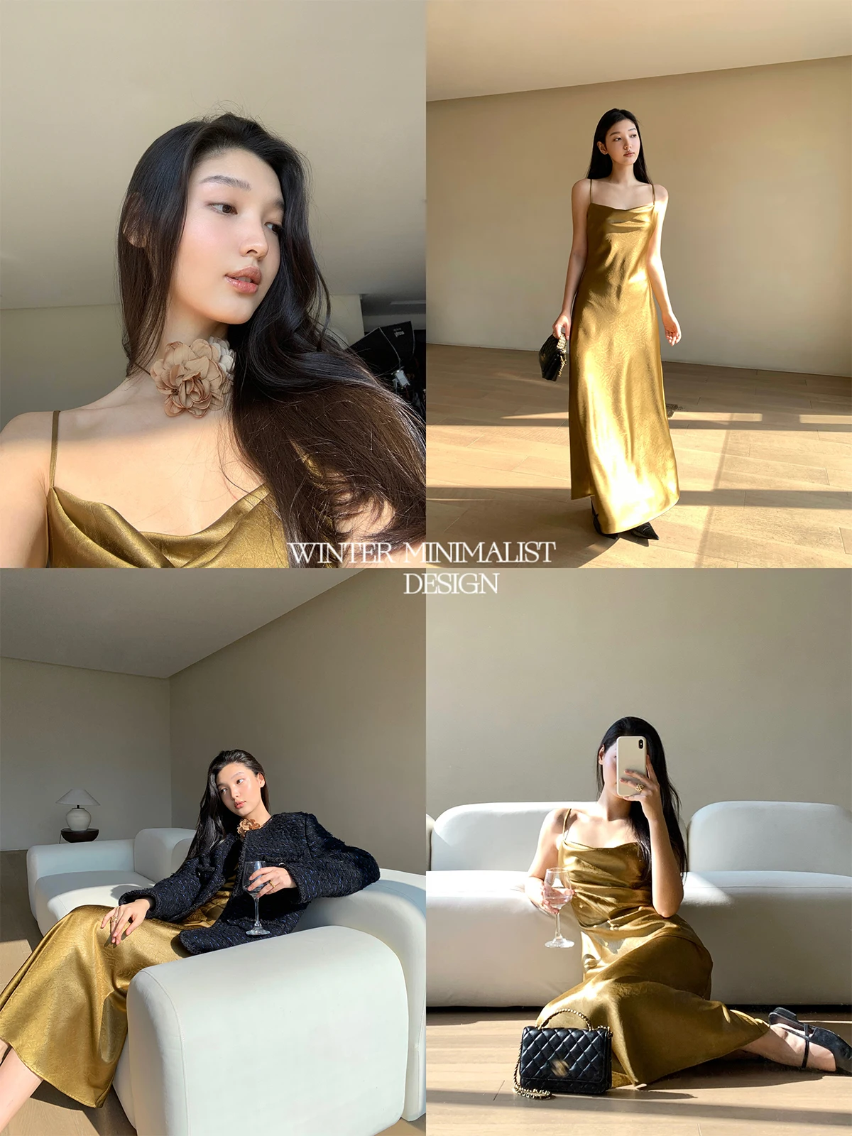 

Women Summer French Embossed Dark Patterned Camisole Dress Bodycon Sleeveless High Street Sexy Elastic Waist Long Dress X921