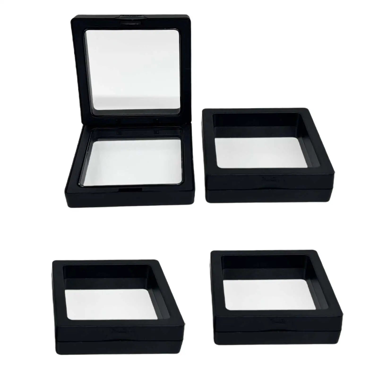 2x4x Floating Display Case Jewelry Storage Box for Brooch Medal Specimens