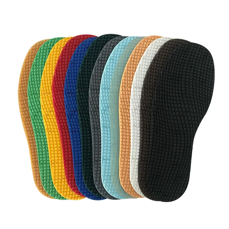Oxford Rubber Insole Replacement Shoe Protectors Anti Slip Full Soles Cushion Patch Repair Wear-Resistant Outsoles Pad 1 Pair