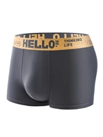    4 pièces/ensemble sous-vêtements pour hommes aléatoires mode à la mode confortable doux hommes Boxer slips mince coupe ample Athleisure pantalons pour hommes 3