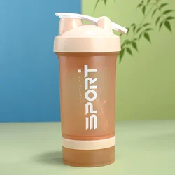Large Capacity Shaker Bottle - 0.5L (Yellow Bottle)