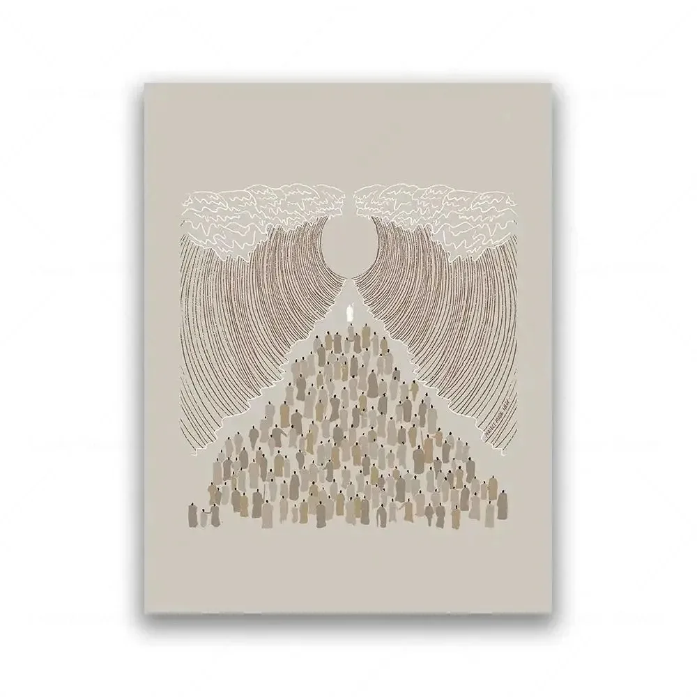Divine Grace: Modern Christian Wall Art Canvas Print