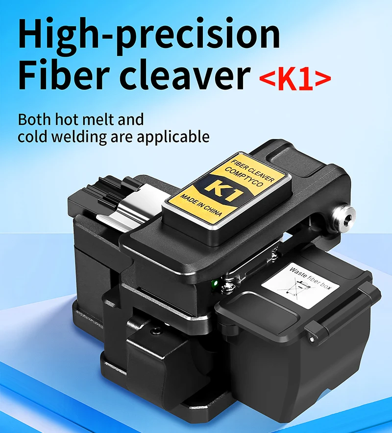 High Precision K1 Fiber Cleaver FTTH Cable Fiber Optic Cutting Knife Tools Three