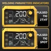 Pulse Multifunctional TIG Welder DC 110&220V Welding Machine Stick Alloy Steel Iron Welding 200A Remote Control ETL Certificated 5