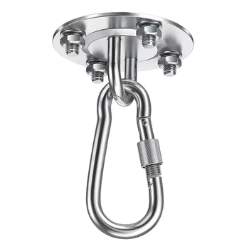 Heavy Duty Swing Hooks Hammock Wall Mount Anchor Hooks Ceiling Hook With 4 Screws Aerial Yoga Sandbag Swing Gym Accessories