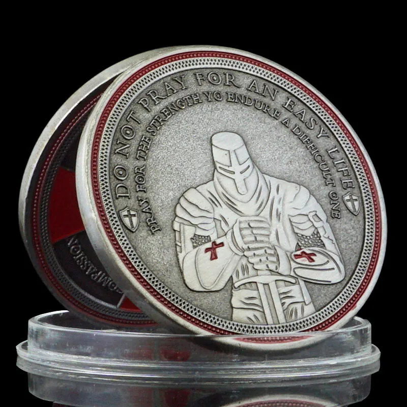 Moneda Conmemorativa De Papá Noel Plateada - Decoración Navideña O Regalo Coleccionable, 45 Mm, Hecha De Hierro