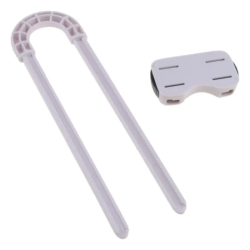 2PCS/Lot Drawer Door Cabinet Cupboard Safety Locks Baby Kids Safety Care ABS Plastic U Shaped Locks Infant Baby Protection