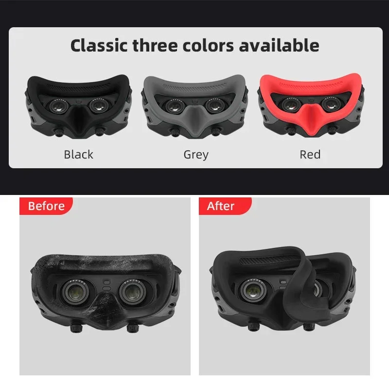 Drone Accessories Eye Mask Pad Drone Repair Parts BRDRC Eye Pad for DJI Avata FPV Goggles 2 V2 Adjustable Face Plate Replacement Kit for DJI FPV Combo/Avata Acessories