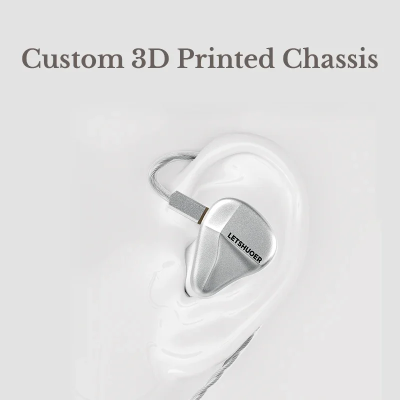 LETSHUOER ī 4   DD + 1 * Sonion BA + 2 * Knowles BA ְ   ̾ ̾, IEM  , 10mm