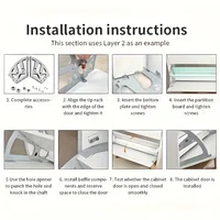 Flip shoe cabinet accessories,flip bucket shoe rack,stainless steel thickened shoe cabinet accessories,hardware hidden flip rack 6