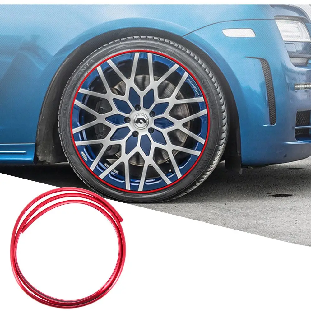 

1m/2m/4m Universal Protection Intake Grille Hub Decor Frame Decoration Grille Clips Chrome Collision Strips