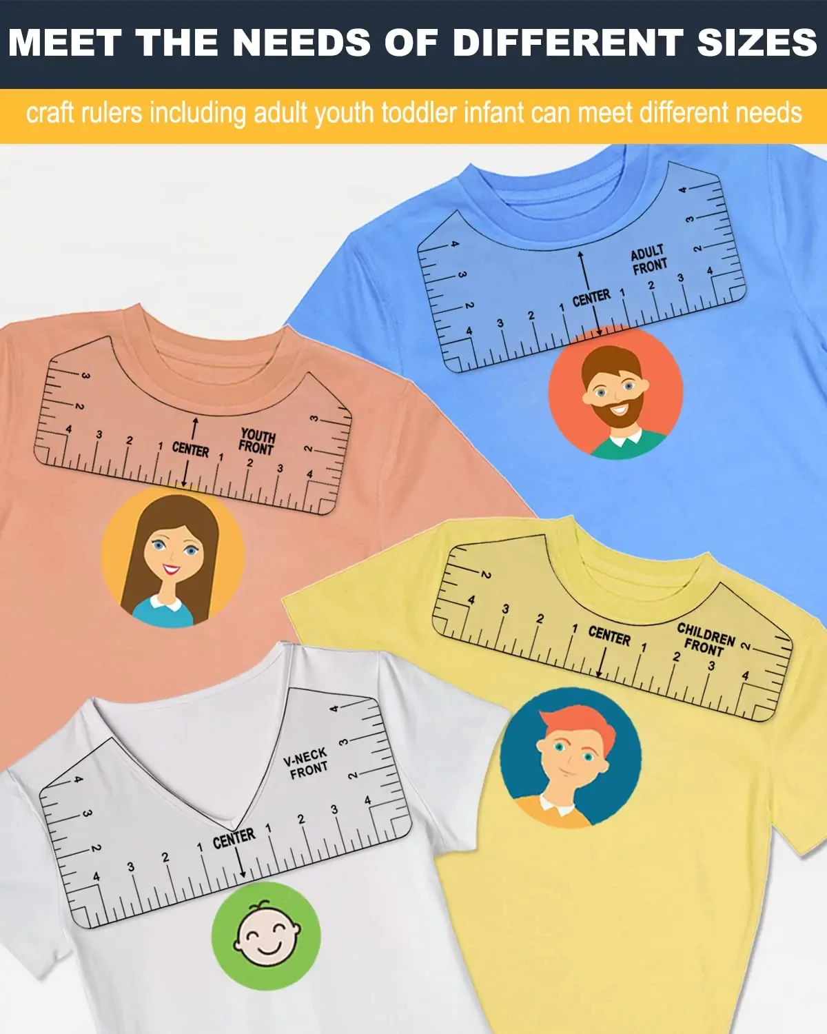 T-Shirt Ruler Guide Set 2