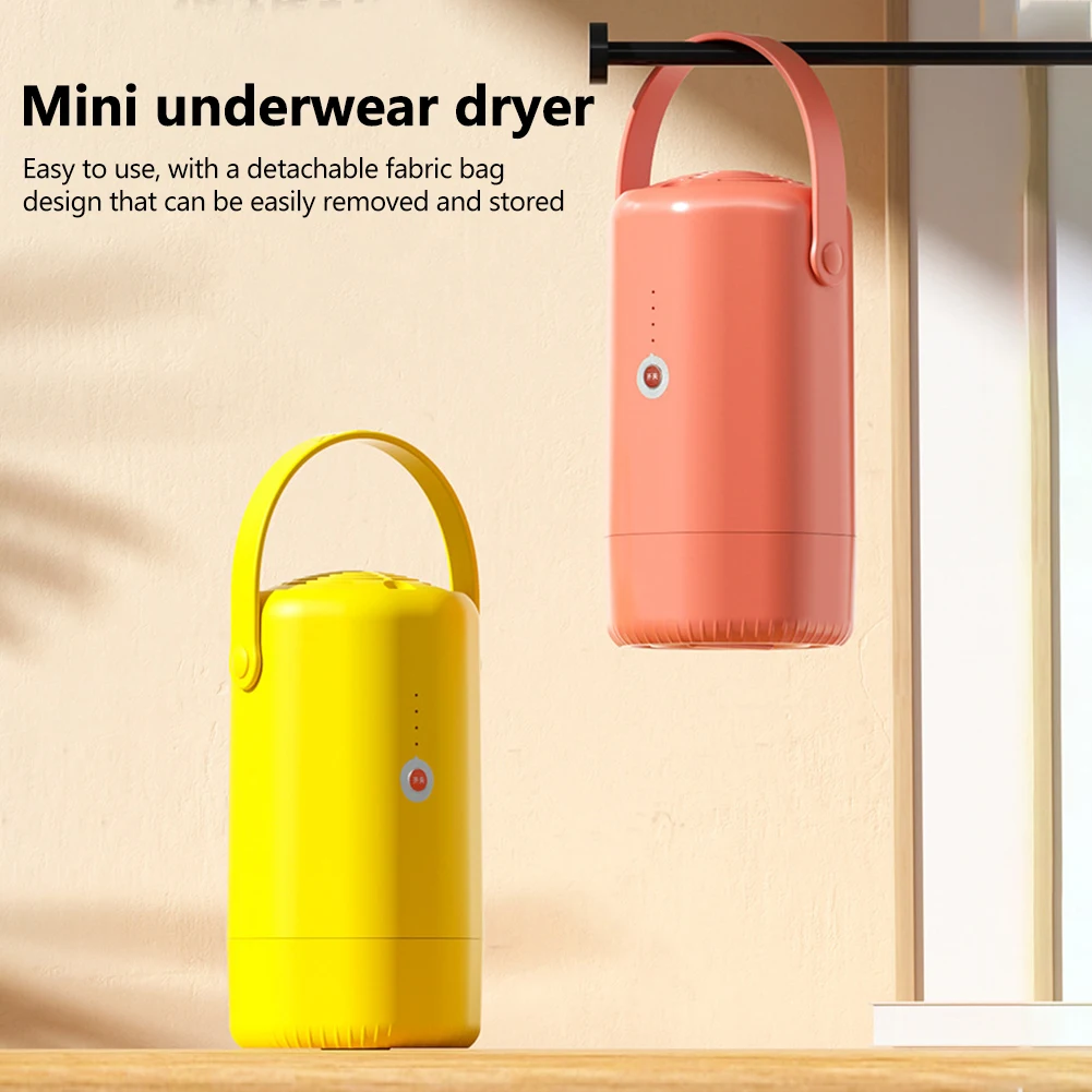  Mini Dryer, Portable Clothes Dryer for Apartments, Portable  Small Mini Dryer Machine, Travel Clothes Dryer, Suitable for Swimwear,  Socks, Tank Tops, Panties, Underwear, Baby and Pet Clothes : Appliances