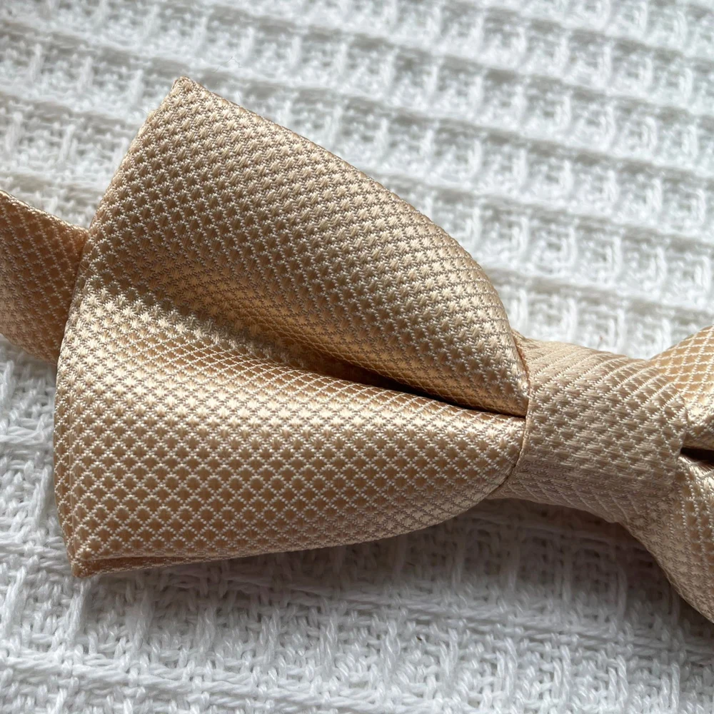 Kids Bowtie For Boys Gril Baby Children Solid Color Plaid Design Bow Tie Reusable Business Fashion Bow Tie Accessories