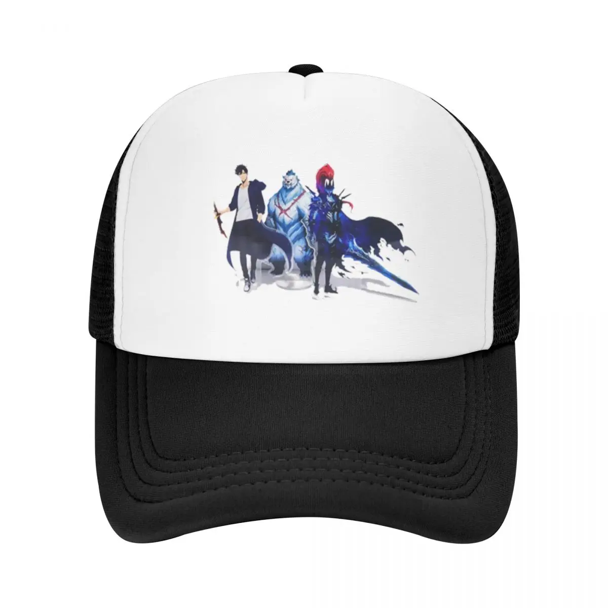 Anime S-Solos L-Levelings Sung Characters JinWoo Mesh Baseball Caps Women Men High-end Male Beach Dad Hat Peaked Cap