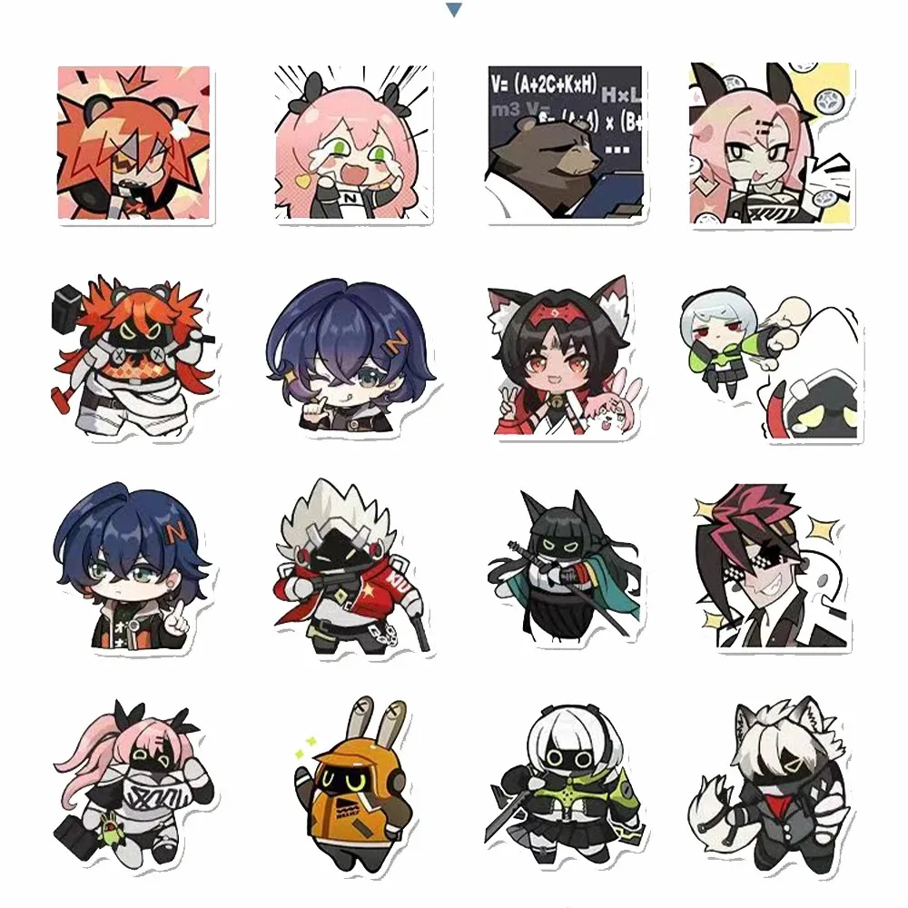 Anime Stickers Cartoon Sticker Cartoon Stickers 10/30/54pcs Cool Billy The Kid Zenless Zone Zero Stickers Alexandrina Sebastiane Ellen Joe Game Sticker Von Lycaon Anime Decal