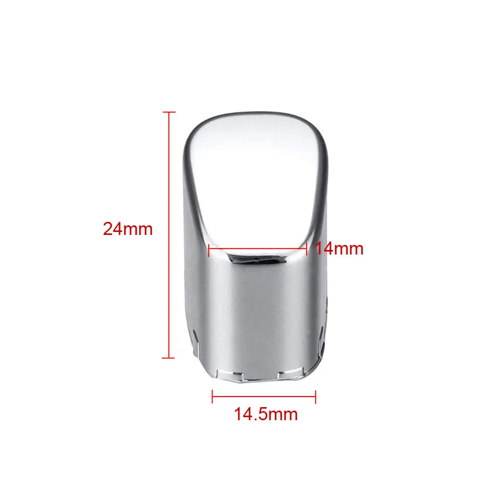 Handbrake Button Cover 1pc Car Handbrake Lever Parking Button Cover Chrome Decoration Shell for Polo Cross 6Rd 711 333 A Car Styling Accessories