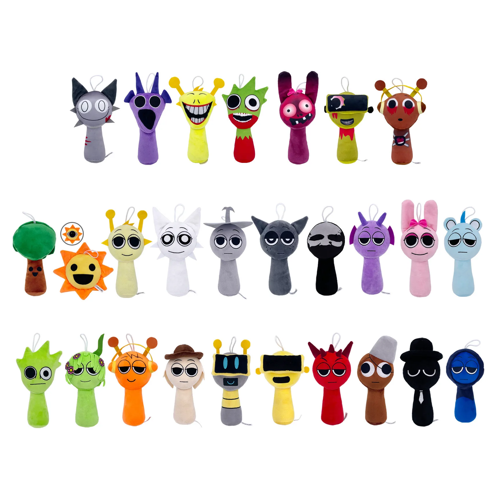 38styles Sprunki Plush Toys Sprunki Plush Doll Sprunki Game Pillow Kids Birthday Gifts Stuffed Dolls Christmas Gift