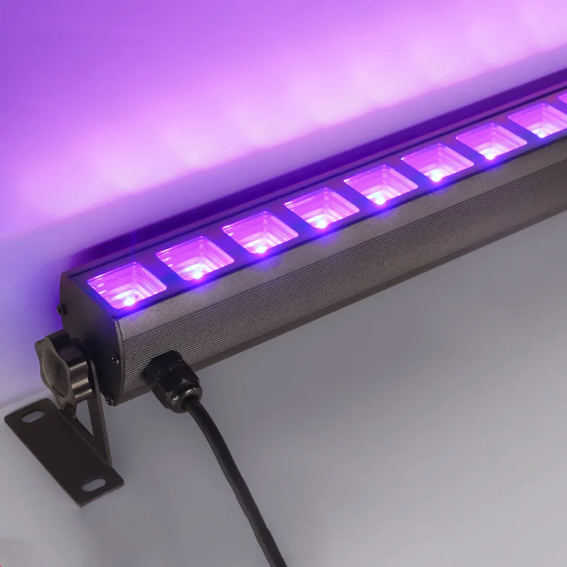 New 36W 40LED UV Wall Washer Lights Blacklight UV Bar Stage Light Par Lamp Halloween Fluorescent DJ Disco Party Lights