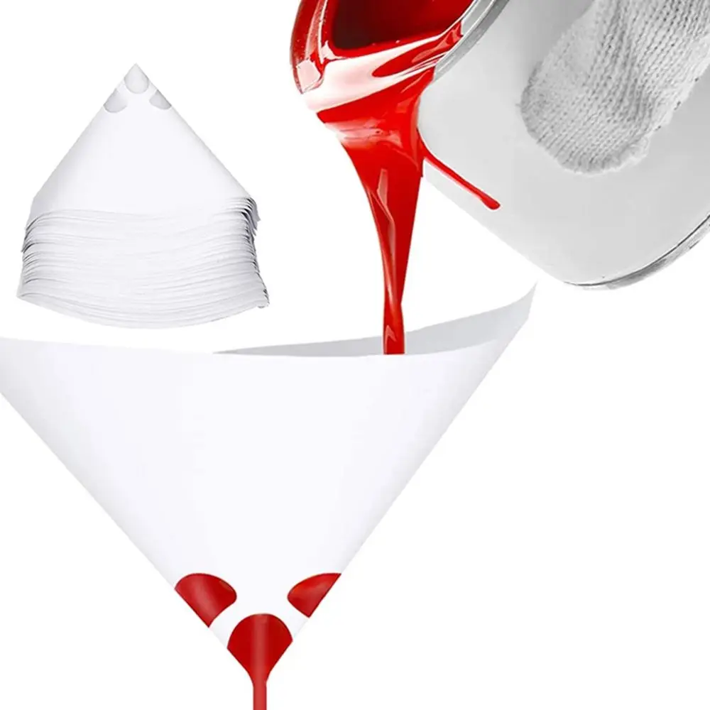 

Home Conical Nylon Micron 100 Mesh Purifying Straining Cup Paper Funnels Paint Filter Funnel Paper Paint Filter