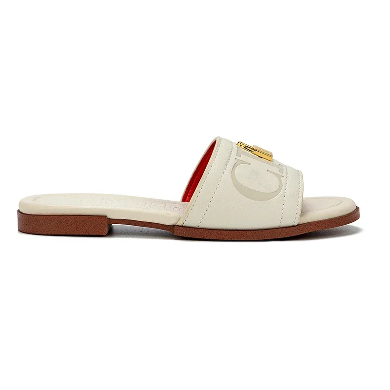 شباشب نسائية كعب منخفض نقش CH