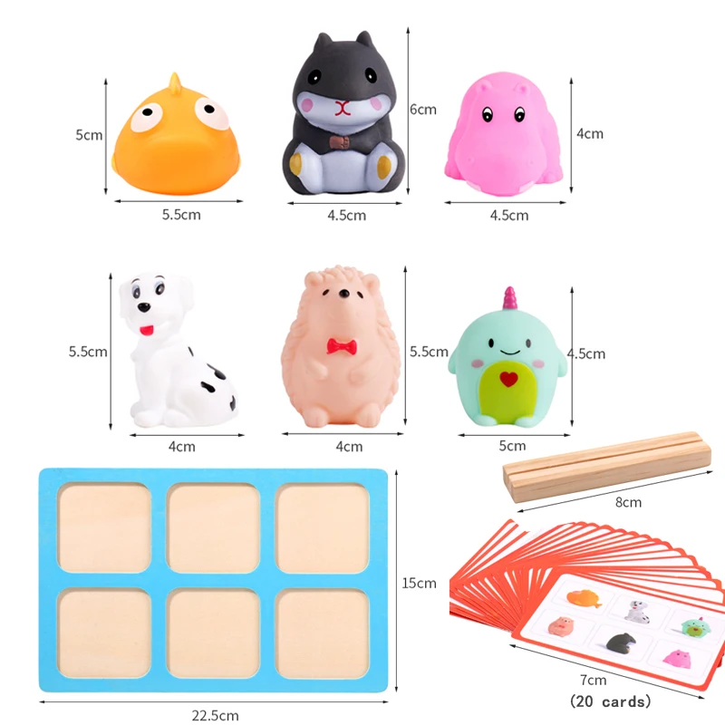 Jogos de Animais para Crianças, Ordenar, Esconder Brinquedos, Atividades de  Aprendizagem Pré-Escolar, Conjuntos Sensoriais Educacionais, Montessori -  AliExpress