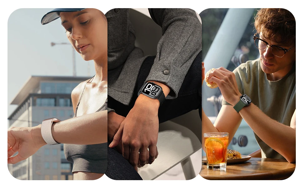 Armbänder für Apple Watch 11 10 Band 46mm 42mm 45mm Ultra 3 49mm 44mm 41 Geflochtenes Fallschirmarmband iWatch Series 9 8 SE 6 7 Correa – Detail 7