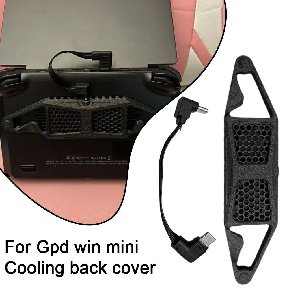 GPD Win 미니 백 마그네틱 흡입 냉각 선풍기, GPD Win 액세서리 2024 P0Z2 용 3D 인쇄