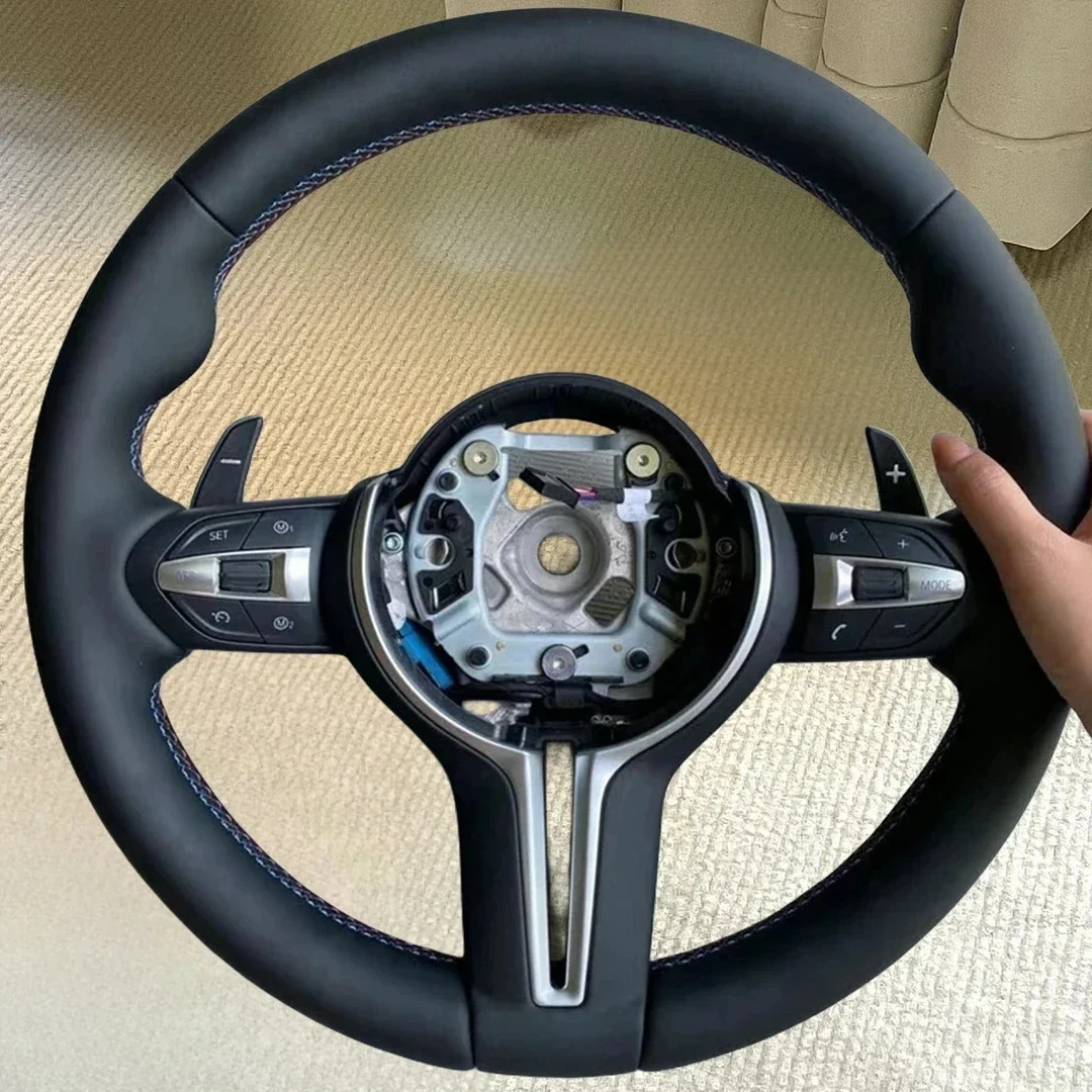 Volant En Cuir Et Alcantara Pour BMW Série 3 E90, Référence 10-186, Neuf Reconditionné