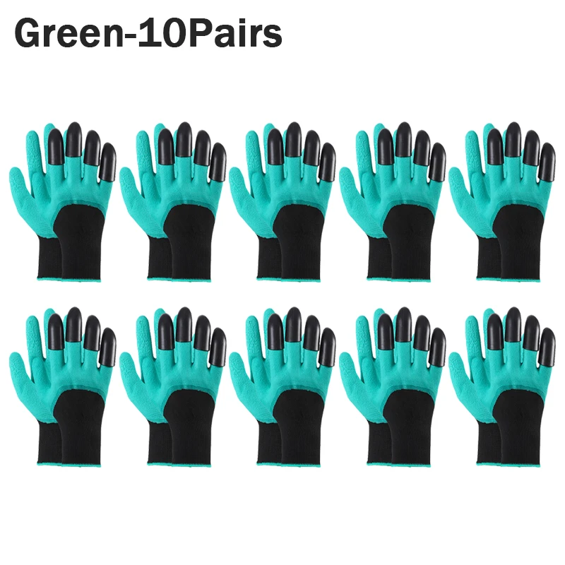Gardening and Outdoor Work Claw Gloves - Durable, Waterproof, Anti-Slip Latex