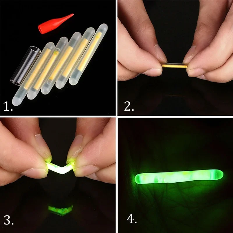 Fishing Buoy Fluorescent Light Stick Light Night Buoy Pole Dark Fluorescent Stick Useful Lots Fishing/party 5/25/50pcs Glow Sticks Glow Light