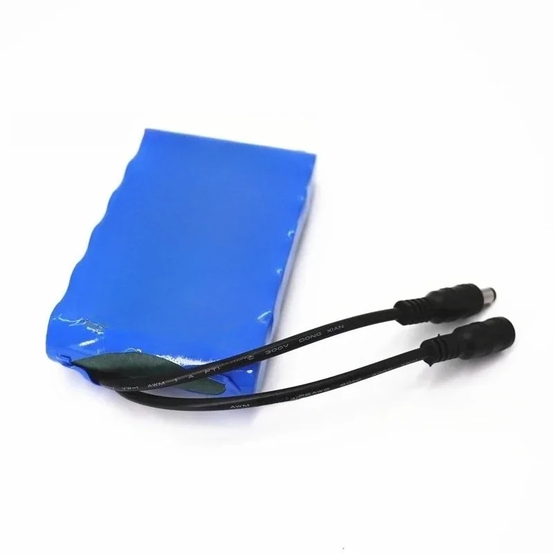 12V 15000mAh 3S2P 18650 Lithium Battery Pack with 1A Charger Portable Rechargeab
