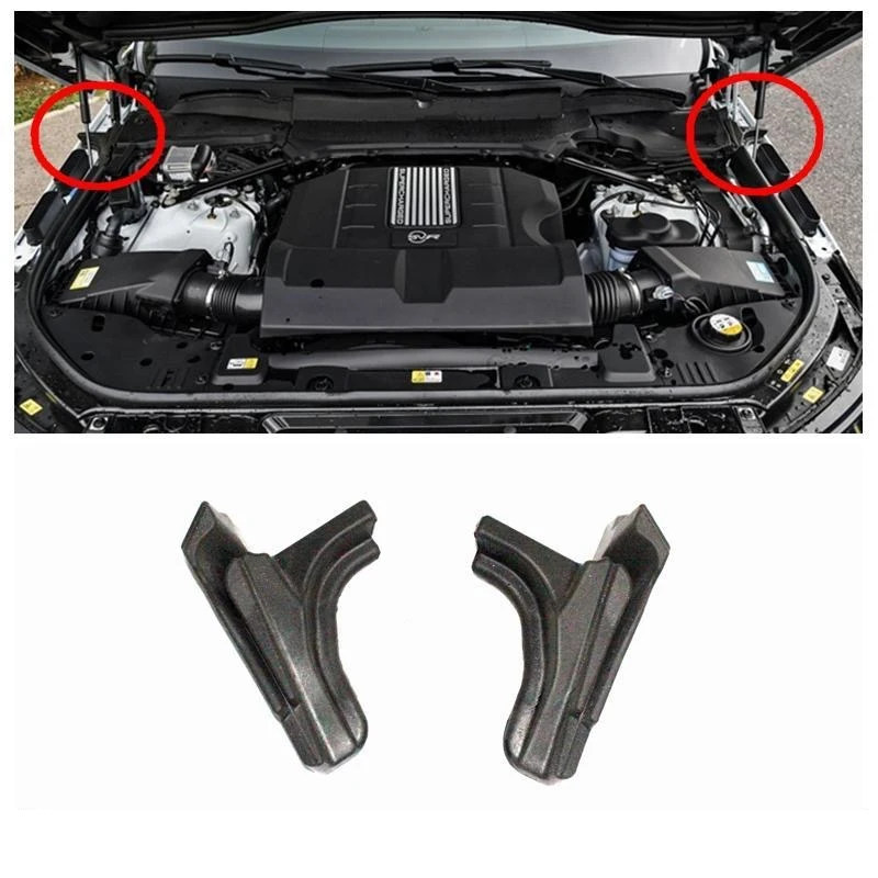 Car Front Engine Hood Upper Fender Insulation Seal Pad for Land Rover Range Rover Sport L494 LR084527 LR052978 hood rubber seal hood insulation pad engine sound insulation pad hood buffer pad