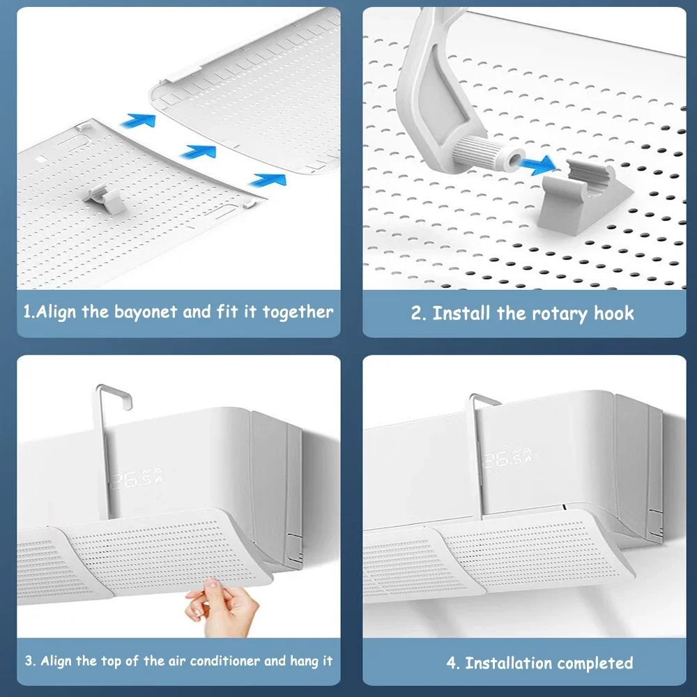 Air Conditioning Windshield Anti-Direct Blowing Universal Windproof Wall-Mounted Air Outlet Baffle Confinement Cold Guide