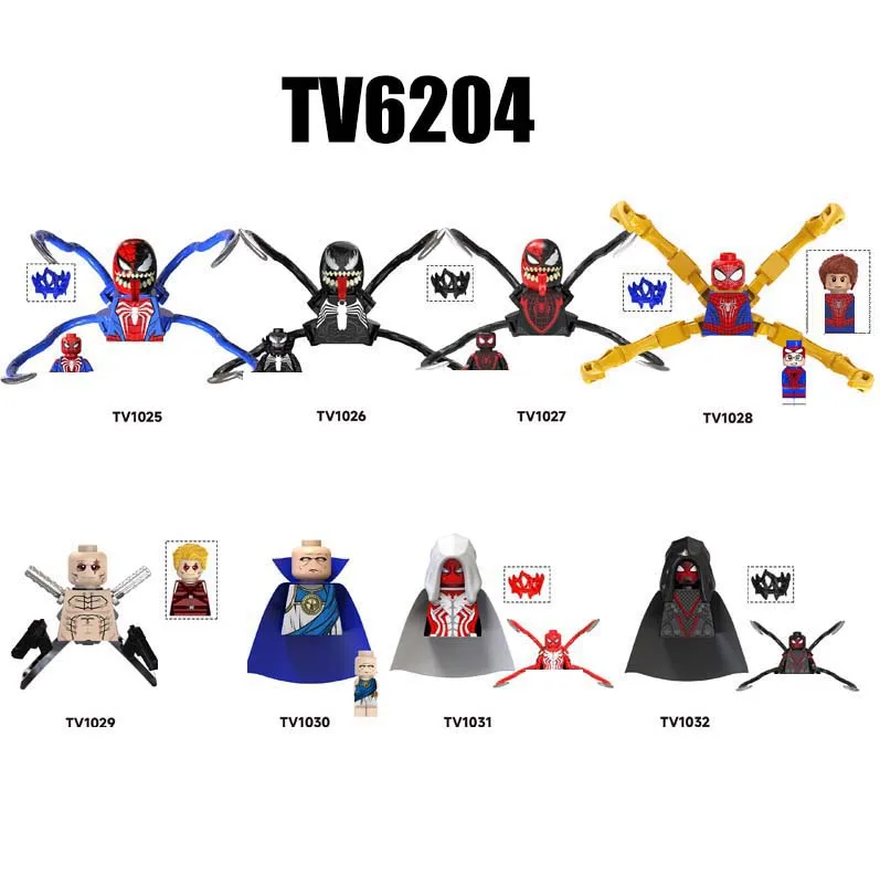 

1PCS Action Figures Building Blocks toys Series TV6204 TV1025 TV1026 TV1027 TV1028 TV1029 TV1030 TV1031 TV1032