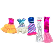 

1 pcs Cute Doll Clothes Dress for Barbie Princess Outfit Elegant Daily Outwear 30cm Dolls Accessories Kids Toys for Girl