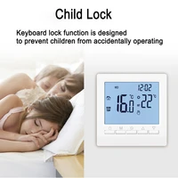 Smart Thermostat Backlight AA Battery Programmable Controller With Child Lock Home Gas Boiler Heating Temperature Controller - Image 3