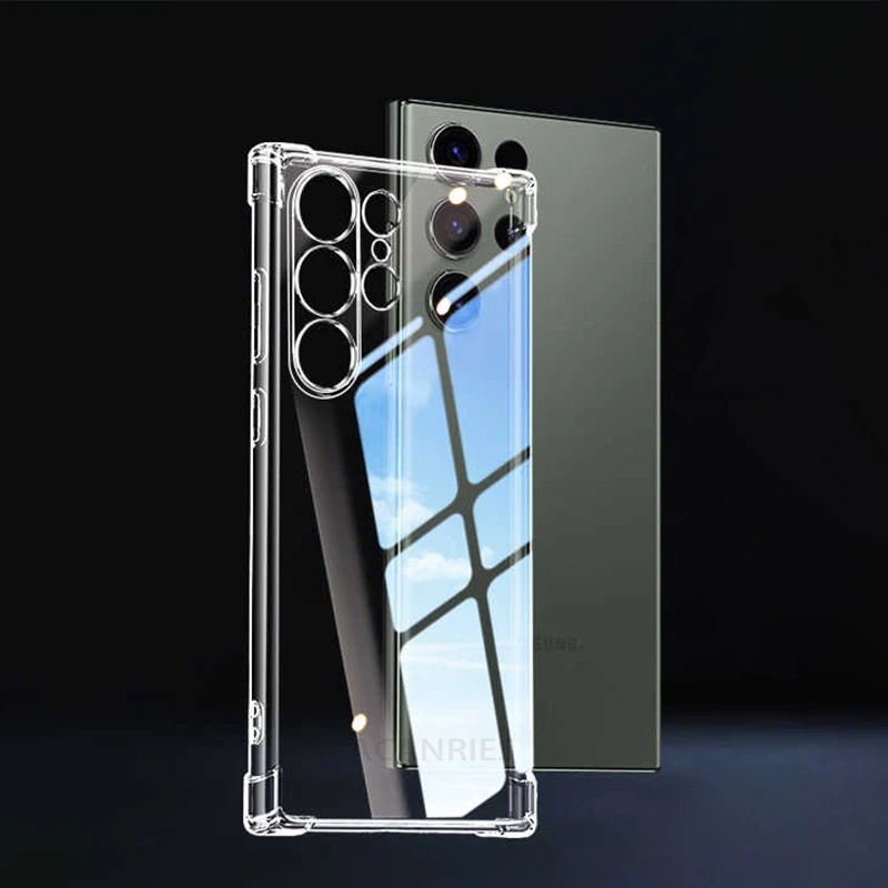 Airbag Shockproof Transparent Silicone Full Cover Case