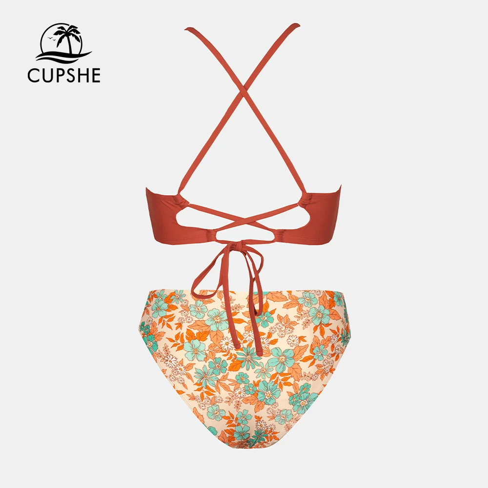 CUPSHE/Sweet Seduction ツートーン ビキニセット CUPSHE/Sweet Seduction ツートーン ビキニセット ビキニ